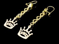 گوشواره آویز تاج