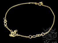 دستبند طلای عشق و بینهایت