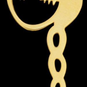 آویز دختر با مروارید