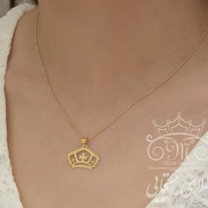 آویز  تاج و صلیب