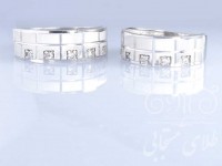 ست حلقه ازدواج طلای سفید