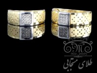 حلقه ست طلای مشبک جلوا
