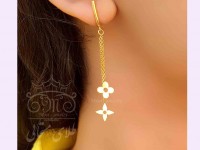 گوشواره طلا لویی ویتون