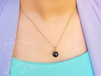 مدال طلا و مروارید کبود اصل