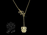گردنبند کراواتی جغد طلا