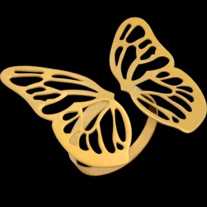 انگشتر طلای پروانه