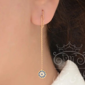 گوشواره بخیه چشم نظر