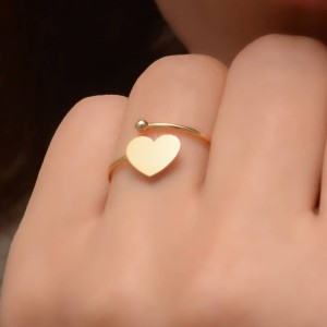 انگشتر قلب مینیمال