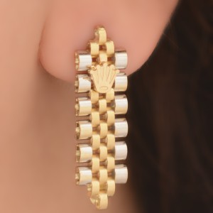 گوشواره طلا 18 عیار زنانه طلای مستجابی کد R1