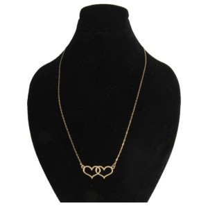 گردنبند دو قلبی