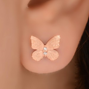 گوشواره طلا 18 عیار زنانه طلای مستجابی کد 1670909