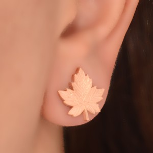 گوشواره طلا 18 عیار زنانه طلای مستجابی مدل ورسای کد 802