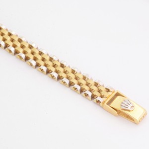 دستبند طلا 18 عیار زنانه طلای مستجابی کد 6772