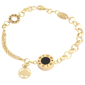 دستبند طلا 18 عیار زنانه طلای مستجابی کد Di18