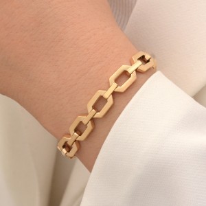 دستبند طلا 18 عیار زنانه طلای مستجابی مدل جلوا ورتو کد 19