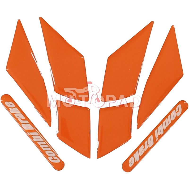 پد ژله ای گلگیر جلوی موتور سیکلت کلیک 150 مدل نارنجی