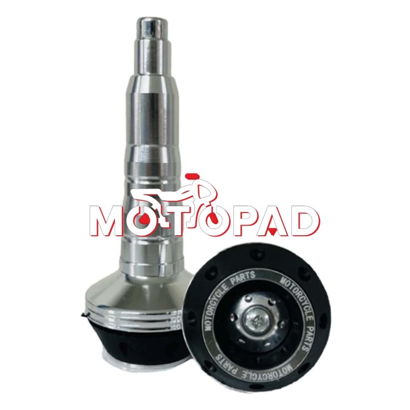 پروتکشن بلند بدنه موتور سیکلت مدل مشکی نقره ای