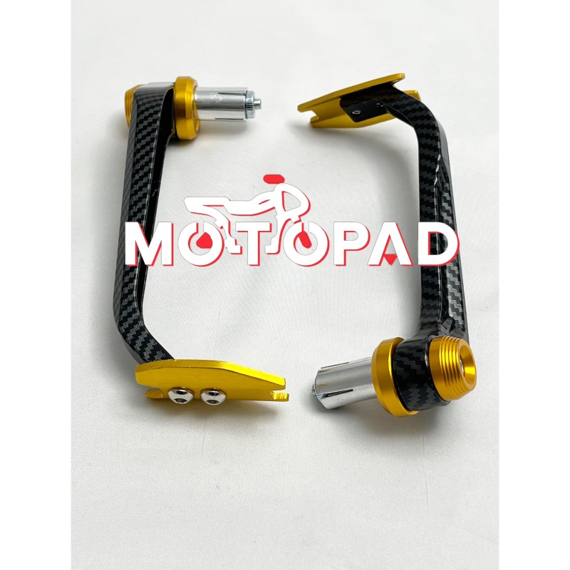 هندگارد کربن موتور سیکلت مدل طلایی