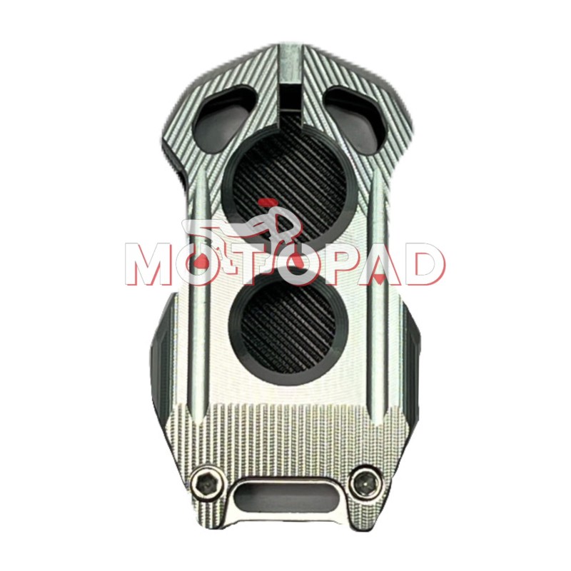 کاور ریموت فلزی cnc مدل مشکی نقره ای