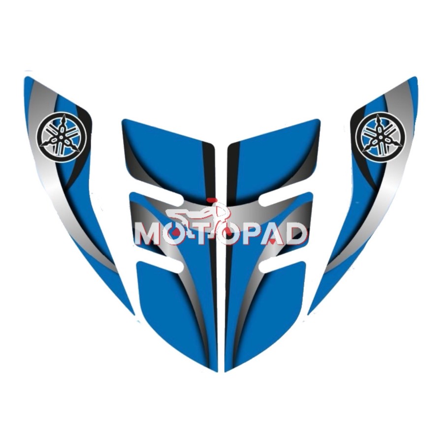 پد گلگیر کامل موتور سیکلت آیروکس aerox مدل مشکی سایه طوسی