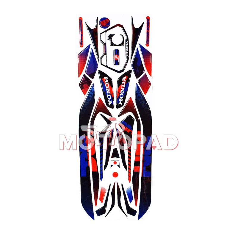 پد کامل بدنه ژله ای موتورسیکلت کلیک 150 Click مدل HRC