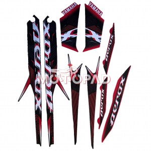 برچسب کامل بدنه موتورسیکلت یاماها Aerox 2024 مدل قرمز