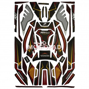 پد کامل بدنه ژله ای موتورسیکلت Honda ADV 160 مدل IRON MAN