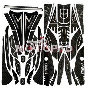 پد کامل بدنه ژله ای موتورسیکلت یاماها XMAX New مدل مشکی