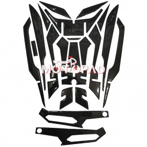 پد کامل بدنه ژله ای موتورسیکلت Honda ADV 150 مدل کربن