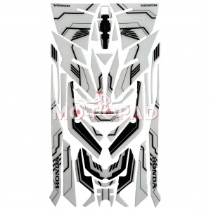 پد کامل بدنه ژله ای هوندا click 160 مدل سفید خط مشکی