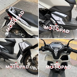 نمونه کار نصب شده پد کامل بدنه کلیک160 و واریو 160