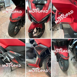 نمونه کار نصب شده پد کامل بدنه کلیک160 و واریو 160