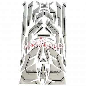 پد کامل بدنه ژله ای هوندا click 160 مدل سفید خطی