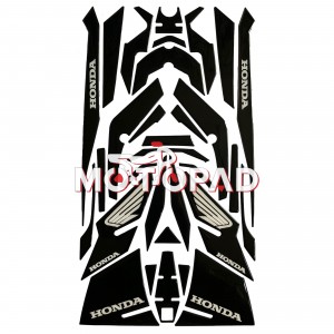 پد کامل بدنه ژله ای هوندا click 160 مدل مشکی