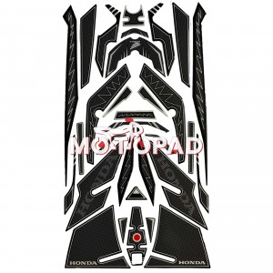 پد کامل بدنه ژله ای هوندا click 160 مدل کربن حاشیه سفید