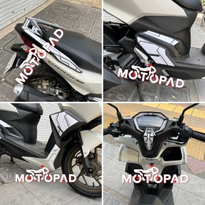 نمونه کار نصب شده پد کامل بدنه کلیک 160 و واریو 160