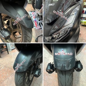 نمونه کار نصب شده پد کامل بدنه پی سی ایکس 160