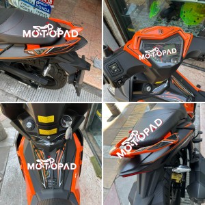 نمونه کار نصب شده پد کامل بدنه اس وای ام لاکی 185