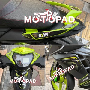 نمونه کار نصب شده پد کامل بدنه اس وای ام لاکی 185