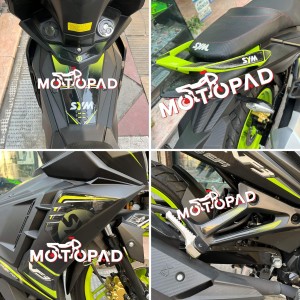 نمونه کار نصب شده پد کامل بدنه اس وای ام لاکی 185