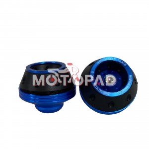 پروتکشن چرخ جلو موتور سیکلت مدل مشکی آبی