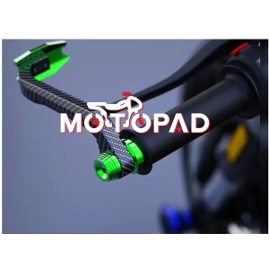 نمونه کار نصب شده هندگارد کربن موتور سیکلت