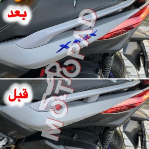 نمونه کار نصب شده مارک برجسته اصلی اندونزی موتور سیکلت مدل XMAX
