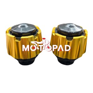 پروتکشن چرخ جلو موتور سیکلت ستاره ای مدل مشکی طلایی