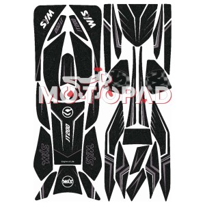 پد کامل بدنه ژله ای موتور سیکلت sym jt200 مدل مشکی