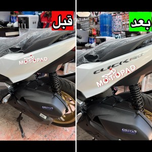 مارک برجسته اصلی تایلندی موتور سیکلت مدل هوندا click 160 سیلور مجموعه یک عددی