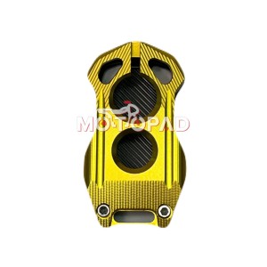 کاور ریموت فلزی cnc مدل مشکی طلایی