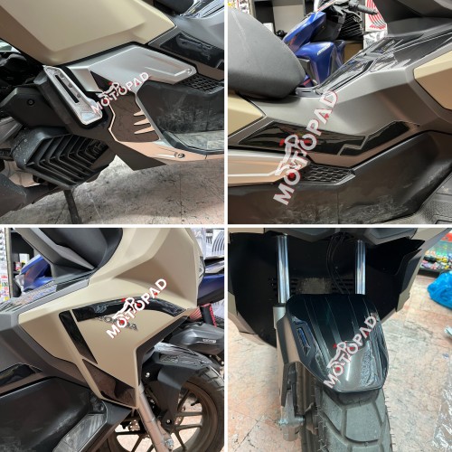نمونه کار نصب شده پد کامل بدنه موتورسیکلت Honda ADV 160