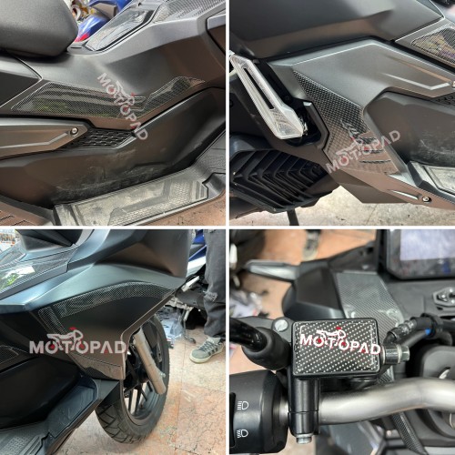 نمونه کار نصب شده پد کامل بدنه موتورسیکلت Honda ADV 160