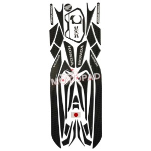 پد کامل بدنه ژله ای موتورسیکلت کلیک 150 Click مدل کربن